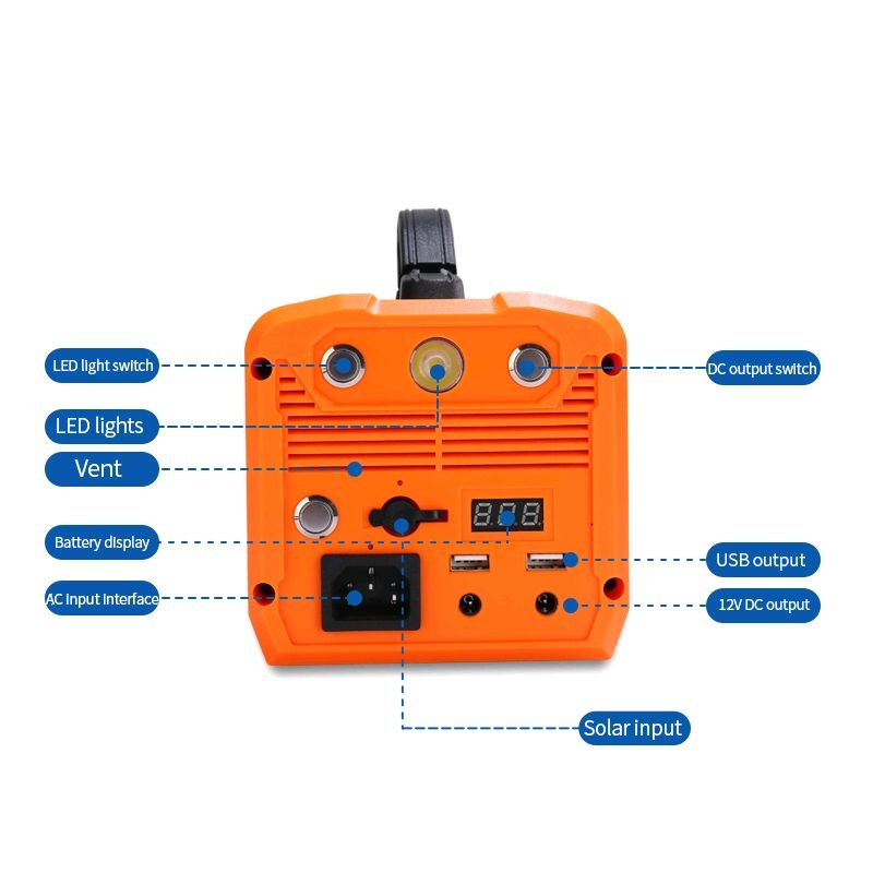 ES-300B Energy Storage Power solar inverter for outdoor use with lithium battery