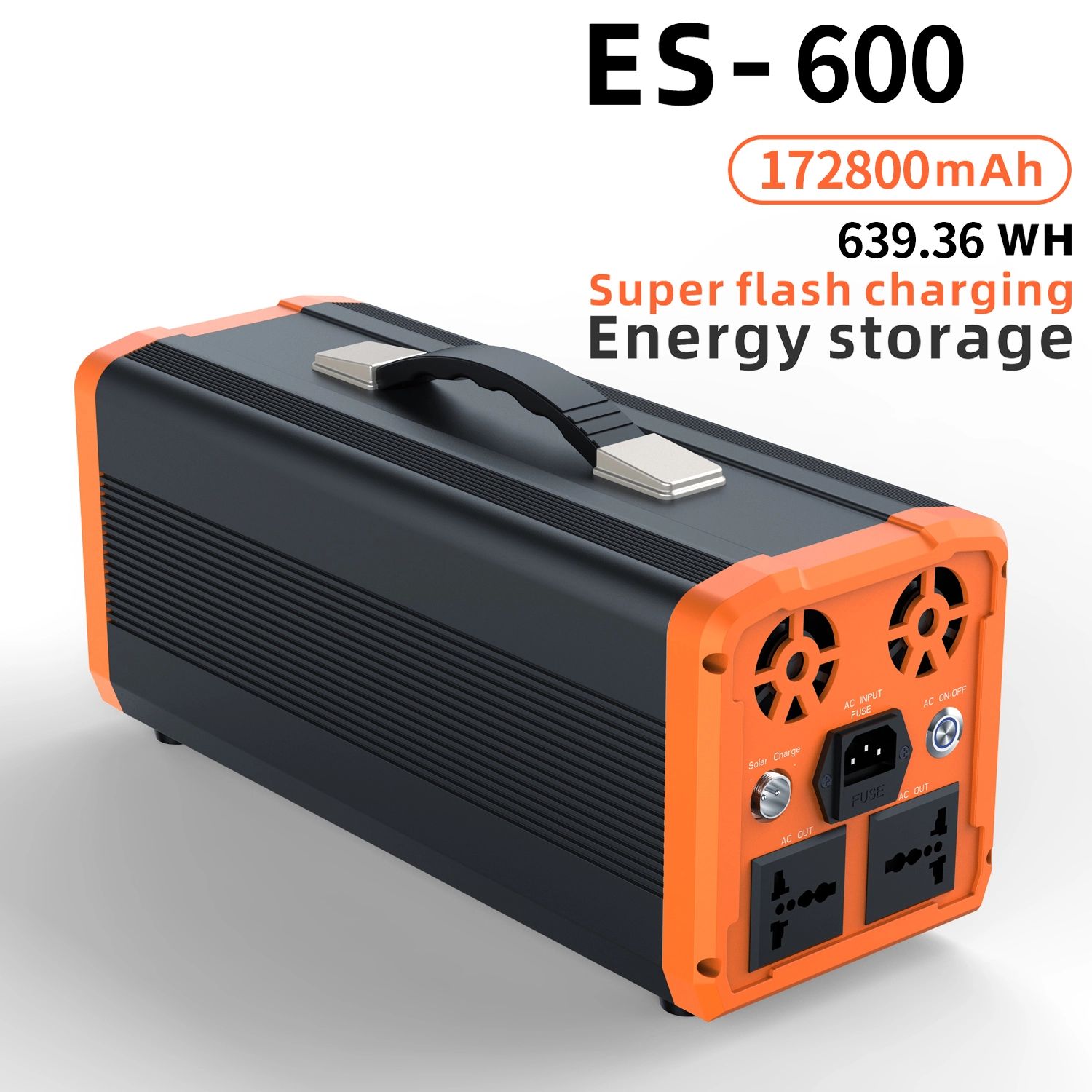 ES-600 Energy Storage Power solar inverter for outdoor use with lithium battery